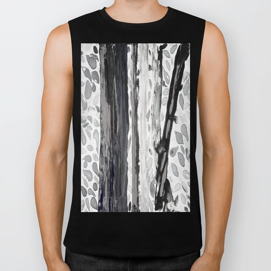 Rainbow Eucalyptus Graffiti artist tree from shedding bark South Pacific Black and White Night Biker Tank