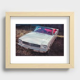 Mustang Recessed Framed Print