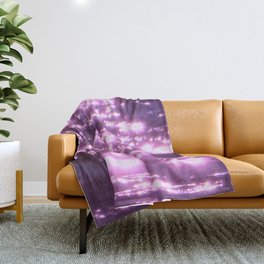 Purple Sea Throw Blanket