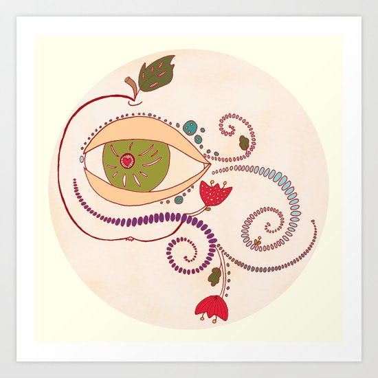 Apple of My Eye Art Print