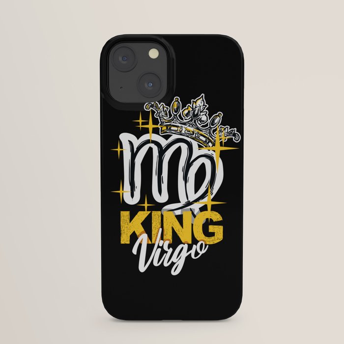King Virgo Zodiac Horoscope Virgo Birthday iPhone Case