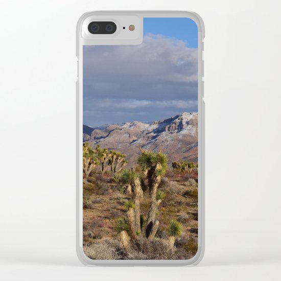 Winter in the Desert Clear iPhone Case