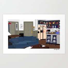 Jerry's apartment Art Print