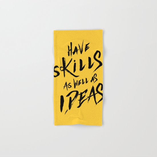 have Skills as well as ideas Hand & Bath Towel