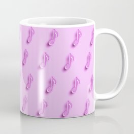 Eighth note symbol, Pink Coffee Mug