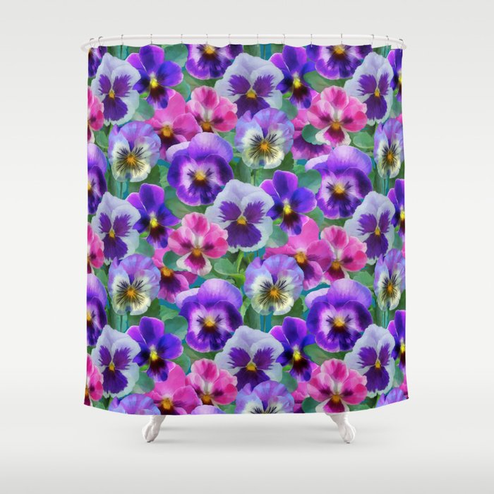 Bouquet of violets I Shower Curtain