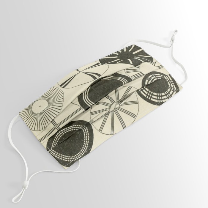 Vintage Astigmatic Chart Face Mask by Blue Specs Studio Society6