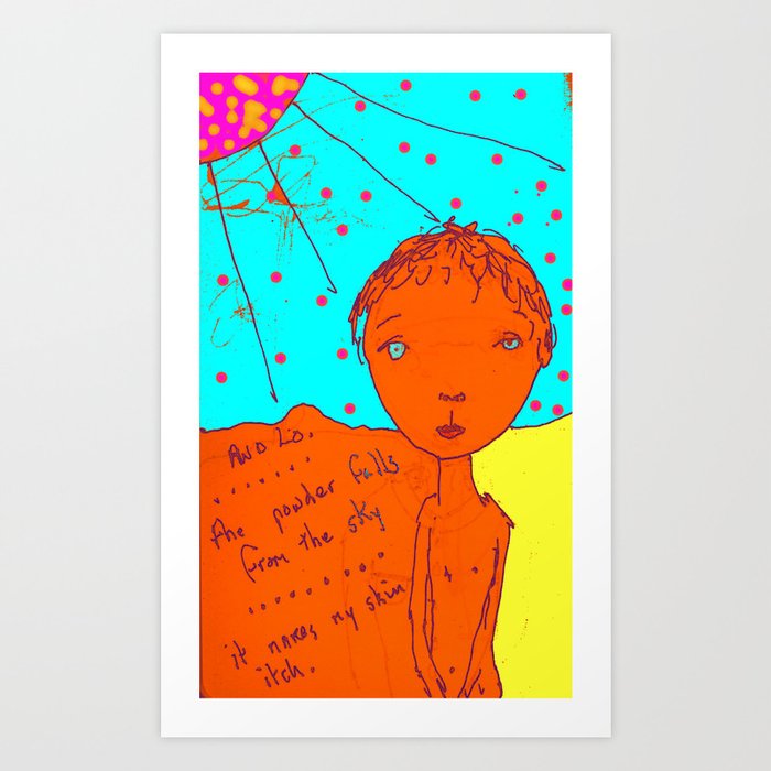 Itch in Colour Art Print