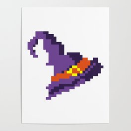 pixel art spooky Poster