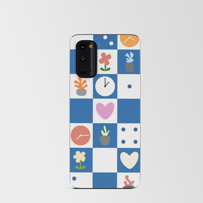Color object checkerboard collection 16 Android Card Case
