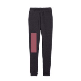 Solid Color - Pantone Mauvewood 17-1522 Pink Kids Joggers