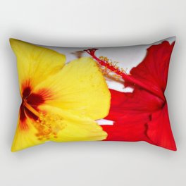 hibiscus sweethearts Rectangular Pillow