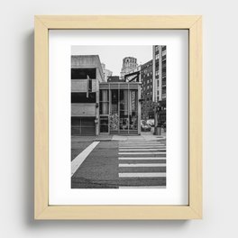 Detroit Coffee Shop Recessed Framed Print