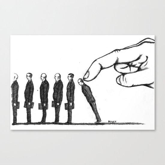 Dominos Canvas Print