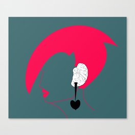 the ear is the brain now Canvas Print