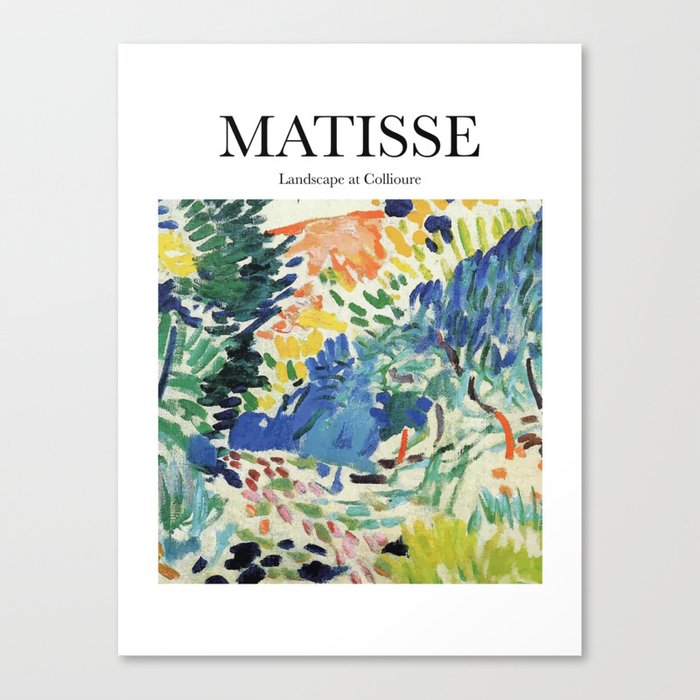 Matisse - Landscape at Collioure Canvas Print