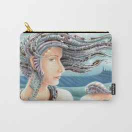 Portrait by the sea 2 Carry-All Pouch