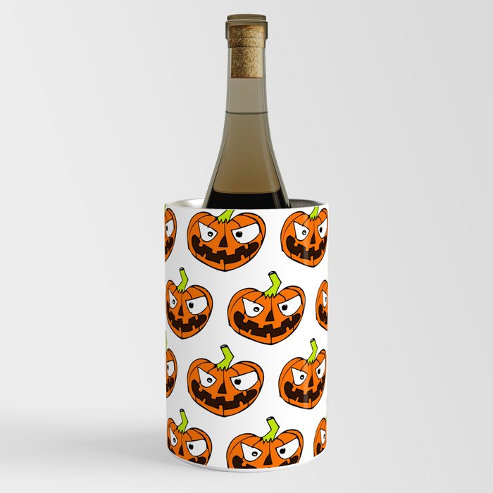 Halloween Pumpkin Background 06 Wine Chiller