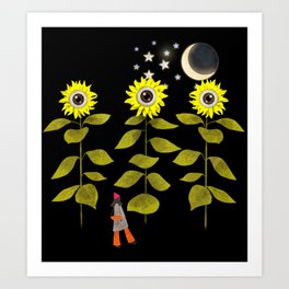 sunflowers Art Print