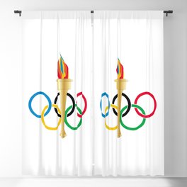 Olympic Rings Blackout Curtain