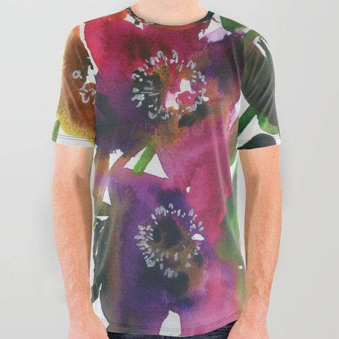 pattern in the garden N.o 3 All Over Graphic Tee