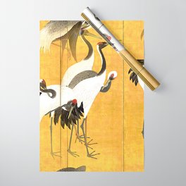 Zen Crane Dance Wrapping Paper