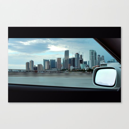 Miami Skyline Canvas Print