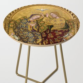 Coronation of the Virgin, 1420 by Gentile da Fabriano Side Table