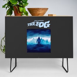 The Fog Illustration with Title Credenza