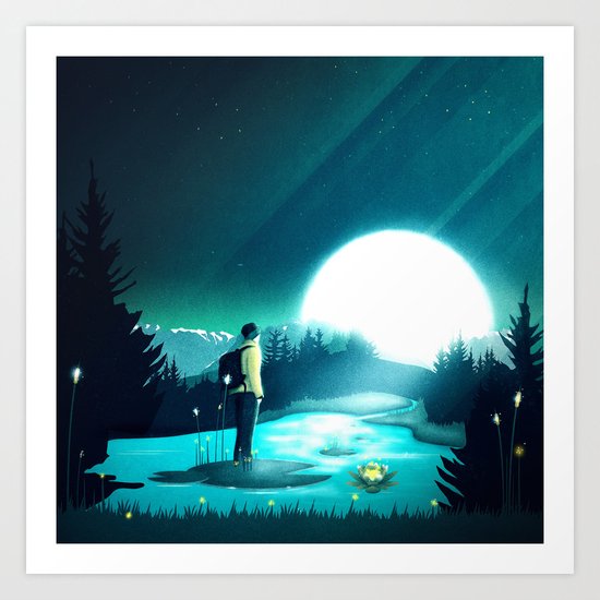 Lost in the Moment Art Print