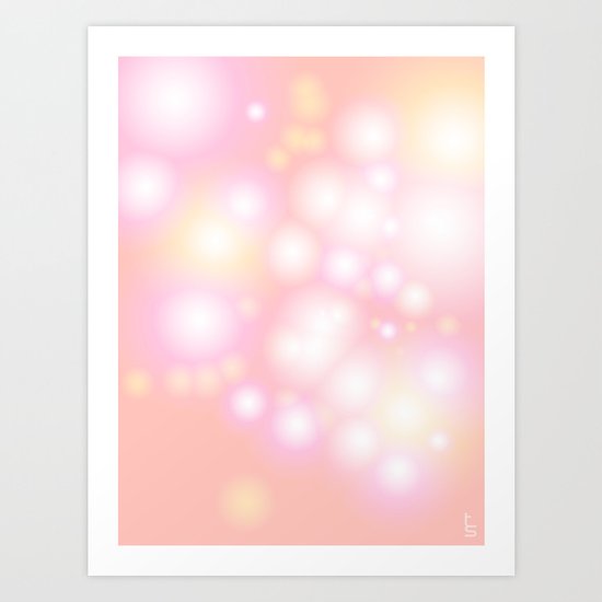 Soft Pearls Art Print
