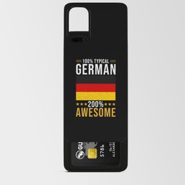 100 % German Funny Saying Android Card Case