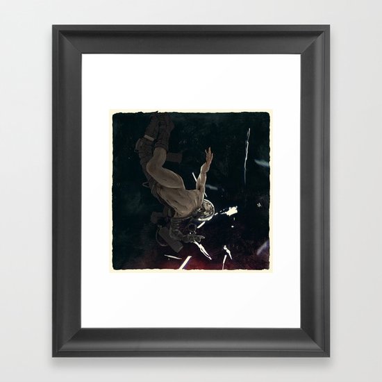 Bodies in Space: Flash Framed Art Print