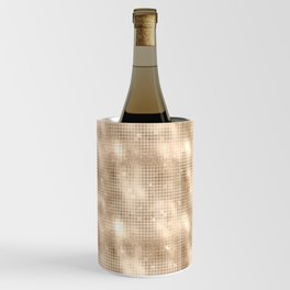 Luxury Soft Gold Sparkle Pattern Wine Chiller