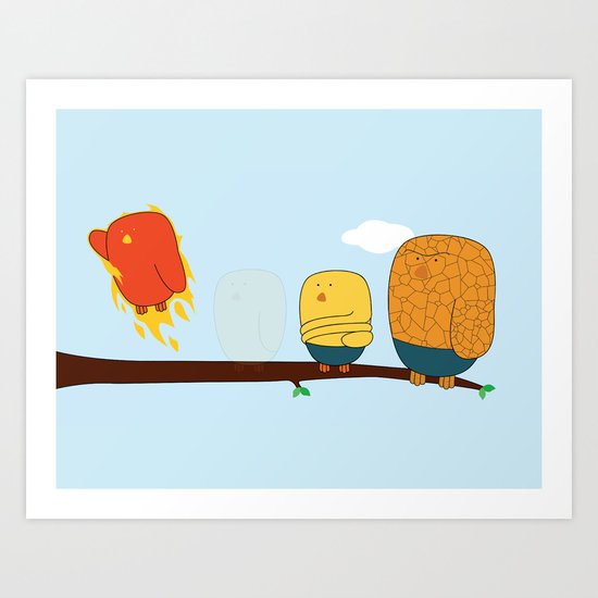 The Fantastic Four Art Print