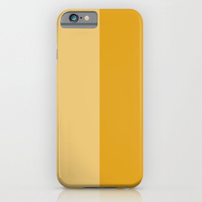 Half Mustard iPhone Case