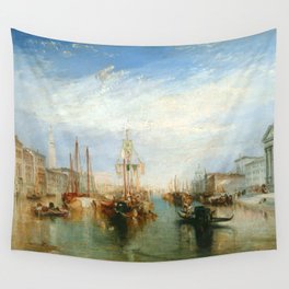 J. M. W. Turner "Venice, from the Porch of Madonna della Salute (The Grand Canal - Venice)" Wall Tapestry