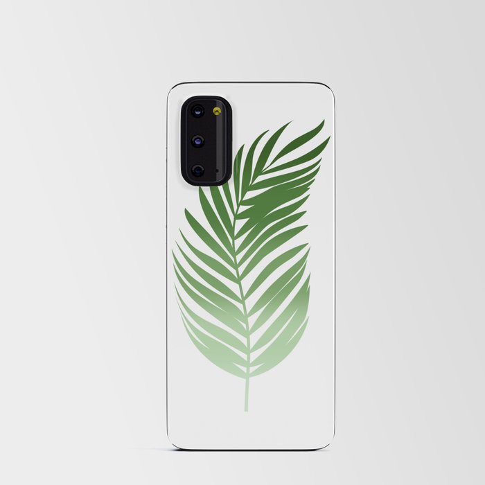 Tropical Palm Leaf - Retro Color Gradient - W10 Android Card Case