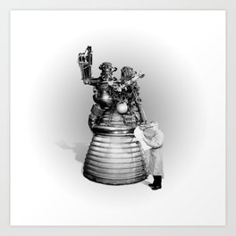 Rocket Scientist Art Print