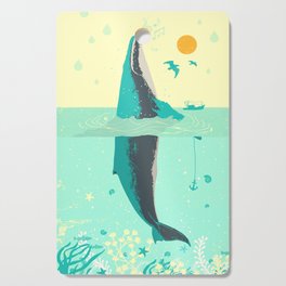 VINTAGE WHALE Cutting Board