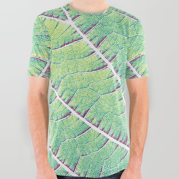 Leaf Detail All Over Graphic Tee by GrandeDuc | Society6