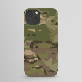 Woodland Hues Camo - MultiCam Camouflage iPhone Case