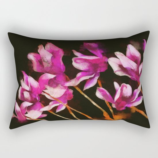 Cyclamens Rectangular Pillow
