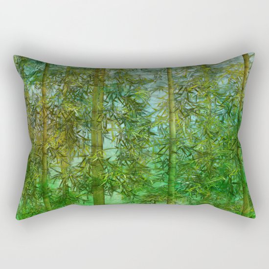 Bamboo Forest Rectangular Pillow