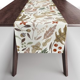 Christmas in the wild nature Table Runner