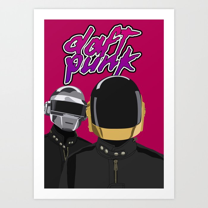 Daft Punk Art Print