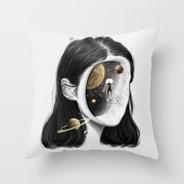 The world of your soul. Throw Pillow