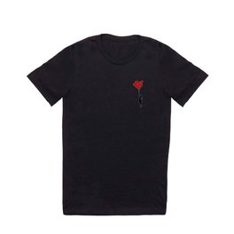 Girl With Heart Balloons T Shirt