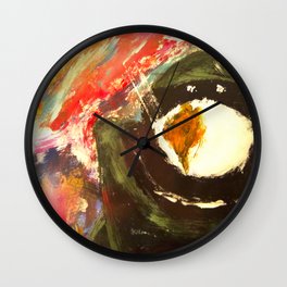 Bomb Suit Visions Wall Clock
