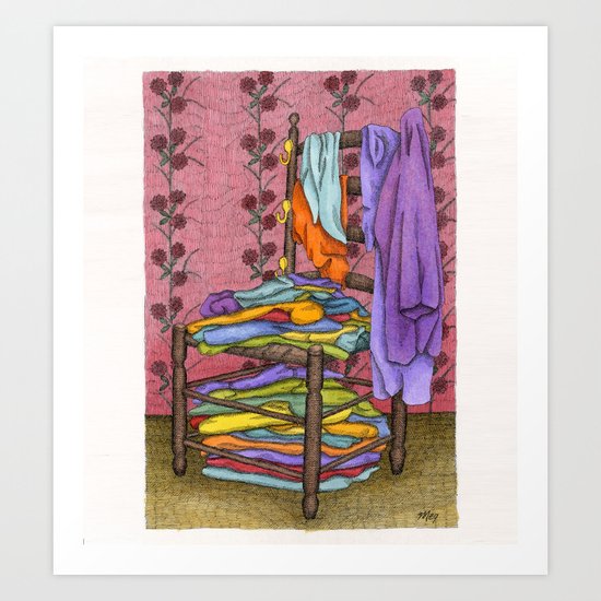 The Closet Art Print